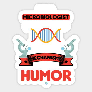 Funny Microbilogist Student Gift Sticker